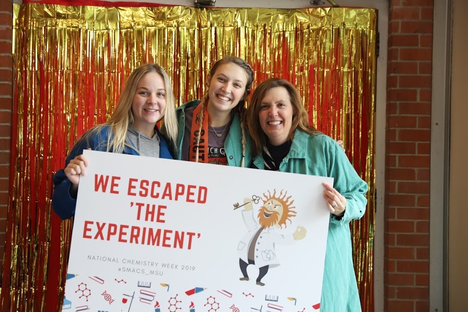 Escape room participants